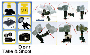 Dorr cap dublu pentru trepied, Take & Shoot [7]