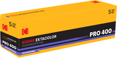 negative 35mm color - Eastman Kodak Ektacolor Pro 400 135-36 exp 5-R