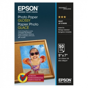 Hartie foto - Epson Photo Paper Glossy C13S042545 13x18cm, 50 coli, 200g