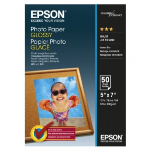 Hartie foto - Epson Photo Paper Glossy C13S042545 13x18cm, 50 coli, 200g