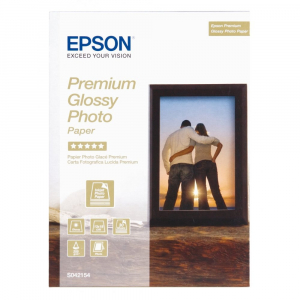 Hartie foto - Epson Premium Glossy Hartie foto, 13 x 18 cm, 255g/m², 30 coli (C13S 042154)