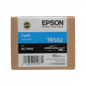 Cartuse si cerneluri - Epson T8502 - Cartus Cyan pentru SC-P800