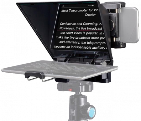 Accesorii diverse pt camere video - FEELWORLD Teleprompter TP2A pentru Smartphone & DSLR