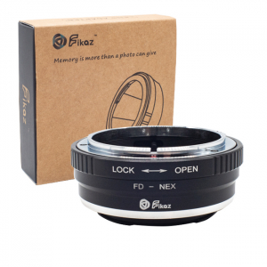 FIKAZ , adaptor de la obiective montura Canon FD la body montura Sony E (NEX) [0]