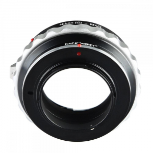 FIKAZ , adaptor de la obiective montura Nikon F (G)  la body montura Olympus / Panasonic Micro 4/3 (MFT) [1]