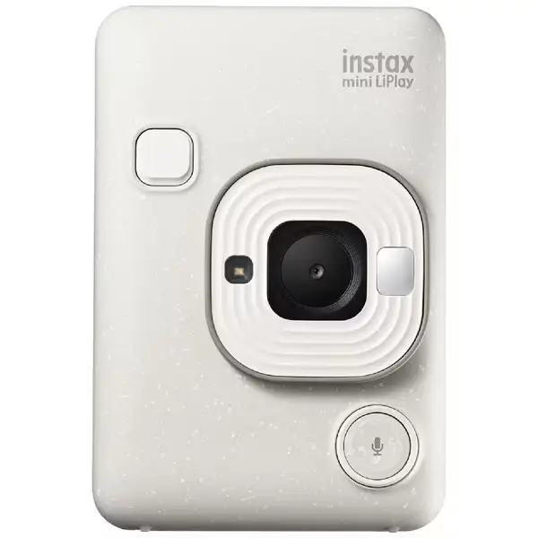 Aparate foto instant - FUJIFILM INSTAX Mini LiPlay Hybrid Instant Camera Elegant Misty White  -  Aparat Foto Instant Mini Liplay Misty White