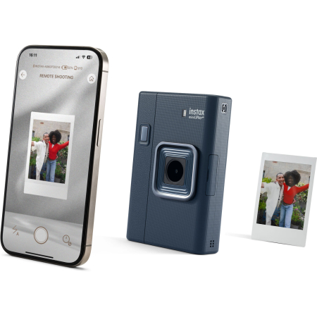 FUJIFILM INSTAX Mini LiPlay+ Hybrid Instant Camera Midnight Blue  - Aparat Foto Instant Mini [9]