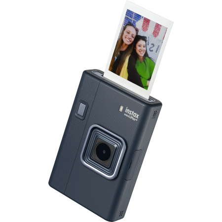 Aparate foto instant - FUJIFILM INSTAX Mini LiPlay+ Hybrid Instant Camera Midnight Blue  - Aparat Foto Instant Mini
