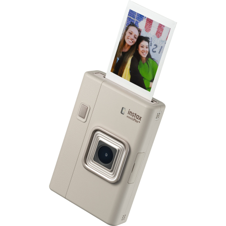 Aparate foto instant - FUJIFILM INSTAX Mini LiPlay+ Hybrid Instant Camera Sand Beige  - Aparat Foto Instant Mini - Copie