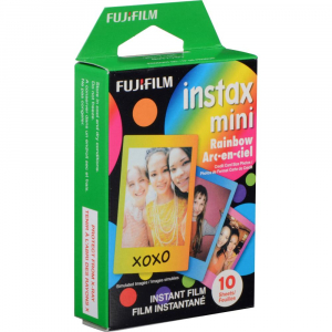 Filme instant FUJI INSTAX - Fujifilm Instax Mini Rainbow ISO 800 - film instant 10 bucati