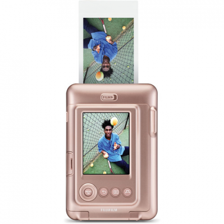 FUJIFILM INSTAX Mini LiPlay Hybrid Instant Camera (Blush Gold) -  Aparat Foto Instant  Blush Gold [7]