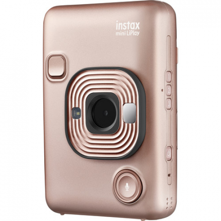 FUJIFILM INSTAX Mini LiPlay Hybrid Instant Camera (Blush Gold) -  Aparat Foto Instant  Blush Gold [1]