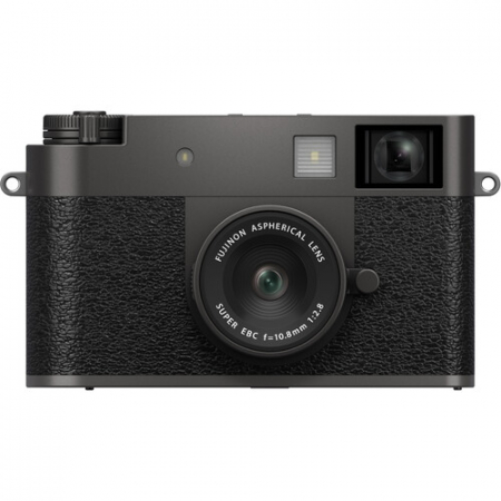 Aparate Foto Mirrorless - FUJIFILM X half - Camera digitala compacta cu senzor jumatate - (Charcoal Silver)