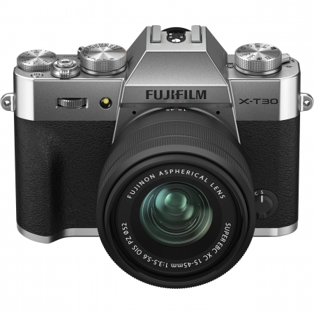 FUJIFILM X-T30 II Aparat Foto Mirrorless kit cu XC 15-45mm f/3.5-5.6  Silver [1]