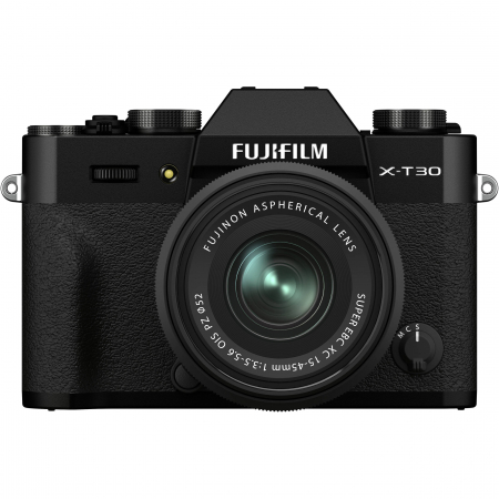 Aparate Foto Mirrorless - FUJIFILM X-T30 II Aparat Foto Mirrorless kit cu XF15-45mm f/3.5-5.6  Black  - RESIGILAT