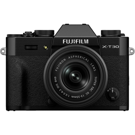 Aparate Foto Mirrorless - FUJIFILM X-T30 III Mirrorless cu obiectiv 13-33mm f/3.5-6.3 (Black)