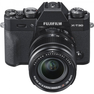 FUJIFILM X-T30 Mirrorless Kit + XF 18-55mm f/2.8-4 R LM OIS  -  Negru [4]