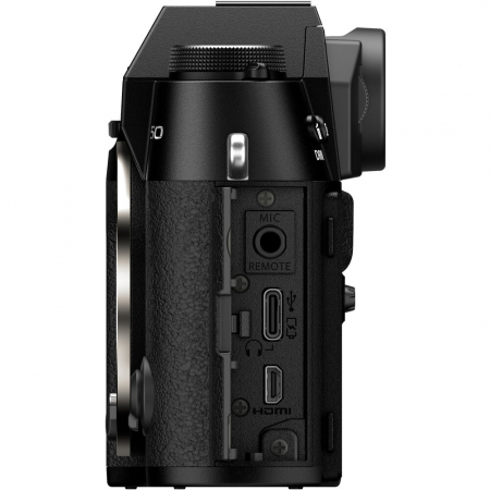 Fujifilm X-T50 Black Body Kit cu FUJINON  XF23mmF2 R WR - Aparat foto mirrorless Montura Fuji XF - Black [8]