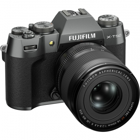 Fujifilm X-T50 - aparat foto mirrorless 40.2MP kit cu XF 16-50mm f/2.8-4.8 R LM (Charcoal Silver) [6]