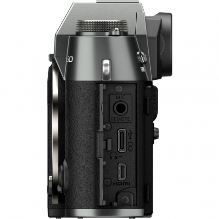 Fujifilm X-T50 - aparat foto mirrorless 40.2MP kit cu XF 16-50mm f/2.8-4.8 R LM (Charcoal Silver) [5]