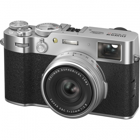 FujiFilm X100VI Silver - aparat foto compact - 40.2MP APS-C X-Trans CMOS 5 HR Sensor - RESIGILAT [2]