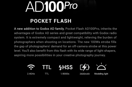 Godox AD100 - blitz portabil 100Ws [17]