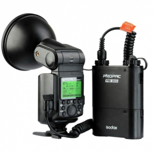 Blitz-uri externe - Godox Witstro AD360II-N - Blitz Speedlite extern cu acumulator propriu, dedicat pentru camere Nikon