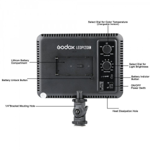Godox LEDP120C - lampa video ultra slim [3]