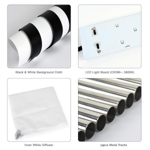 Godox LSD80 cort fotografie de produs cu iluminare LED, 80x80x80cm [5]