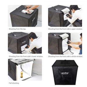 Godox LSD60 cort fotografie de produs cu iluminare LED, 60x60x60cm [4]