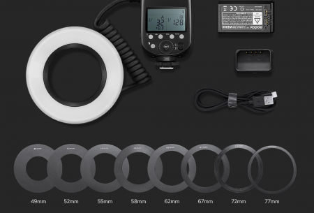 Godox MF-R76 Macro Ring Flash - Blitz Speedlite Circular Macro Universal [22]