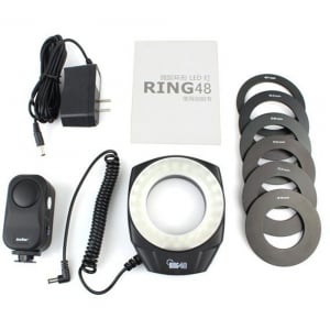 Blitz-uri externe - Godox Ring48 Macro Ring Light - lampa circulara macro 48 leduri