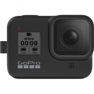 GoPro Sleeve + Lanyard AJSST-001 , husa de silicon + snur reglabil pentru HERO 8 , negru [6]