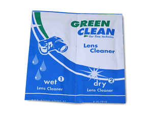 Obiective foto si accesorii - Green Clean Lens Cleaner  - kit 2 servetele curatare (1 umed + 1 uscat)