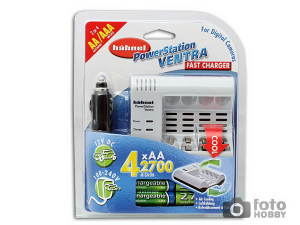 Acumulatori AA/AAA (R6/R3)) si incarcatoare - Hahnel VENTRA , incarcator rapid + 4 x 2700mAh (AA/R6)