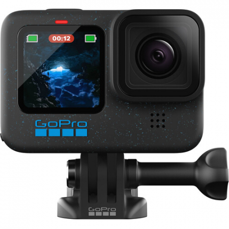 GoPro HERO12 Black Edition – Cameră de acțiune 5.3K cu stabilizare HyperSmooth și rezistență extremă [1]