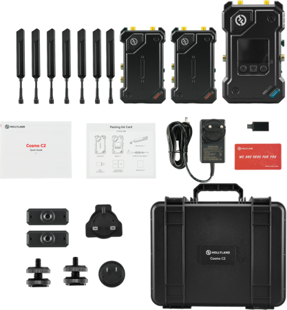 Hollyland COSMO C2 2 Transmitters/1 Receiver Kit - Transmisie video wireless pentru producții cu mai multe camere [15]