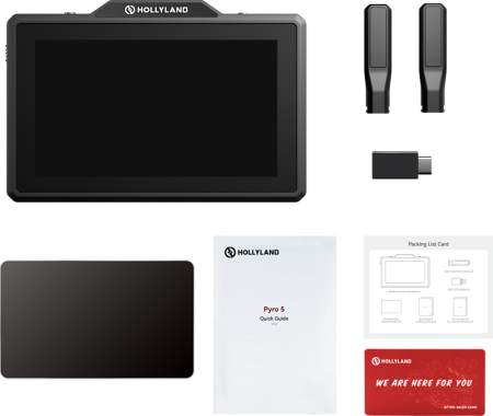 Hollyland Pyro 5 – Monitor wireless 5.5" cu transmisie dual-band și streaming live [1]