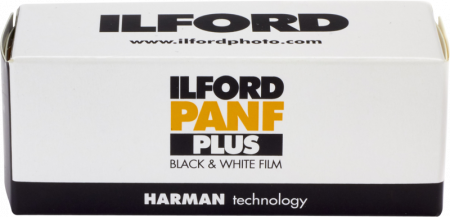 Ilford Pan F Plus 120 Film - Film alb-negru negativ,  ISO 50, 120mm, 10pozitii [1]