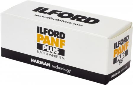 Ilford Pan F Plus 120 Film - Film alb-negru negativ,  ISO 50, 120mm, 10pozitii [2]