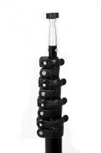 JTL 1200 stativ pentru lumini de studio, H max 4m, Pneumatic, negru [2]
