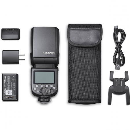 Kit bliț Godox Ving V860III C 2.4G Wireless E-TTL  Li-Ion pentru camere Canon, numar director 60 [15]