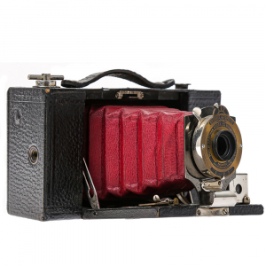 Aparat foto vintage Kodak No.2 Folding Brownie – clasic portabil din 1904, simbol al fotografiei accesibile [5]