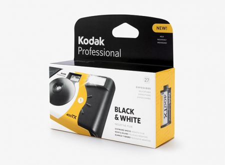 Kodak B&W Power Flash 27 - aparat foto de unica folosinta 27 cadre de 35 mm ALB/NEGRU ISO400 [1]