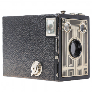 Kodak Six-20 Brownie Junior – Cameră box vintage cu design Art Deco, ideală pentru colecționari și pasionați de fotografie analog [3]