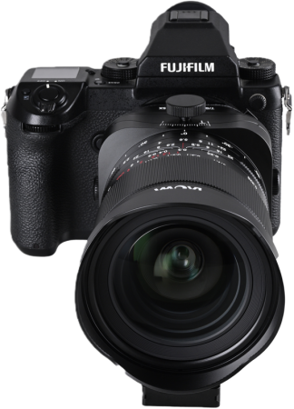 Laowa 35mm f/2.8 Zero-D Tilt-Shift 0.5x Macro – Fuji GFX – Obiectiv manual tilt ±10° shift ±8mm macro 0.5x, design Zero-D fără distorsiuni, APO apocromatic, 14 elemente 12 grupe, 15 lamele diafragmă, distanță minimă focalizare 22.8cm, rotire 360°, filet 77mm, 1350g [4]