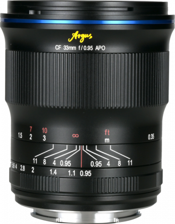 Obiective Mirorless - Laowa Argus 33mm f/0.95 CF APO - Obiectiv de portret, diafragma 0,95 cu montura Sony E