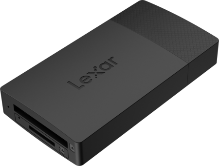 Cititoare carduri - Lexar LRW310X Dual-Slot USB-A/C Card Reader microSD + SD – Cititor carduri UHS-I dual slot cu conectori USB-A și USB-C duali, viteza transfer până la 205MB/s, transfer simultan microSD + SD, plug-and-