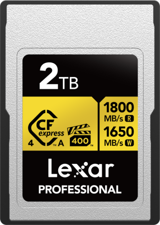 Lexar CFexpress 4.0 Pro Gold, VPG400/IP68, R1800/W1650/SW1400 (Type A) 2TB [3]