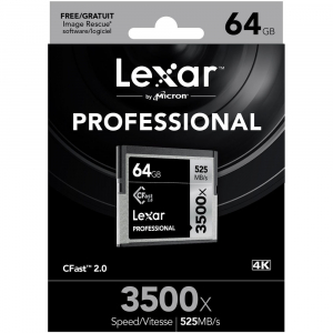 Lexar Professional CFast 2.0 64GB 525MB/s 3500X [1]